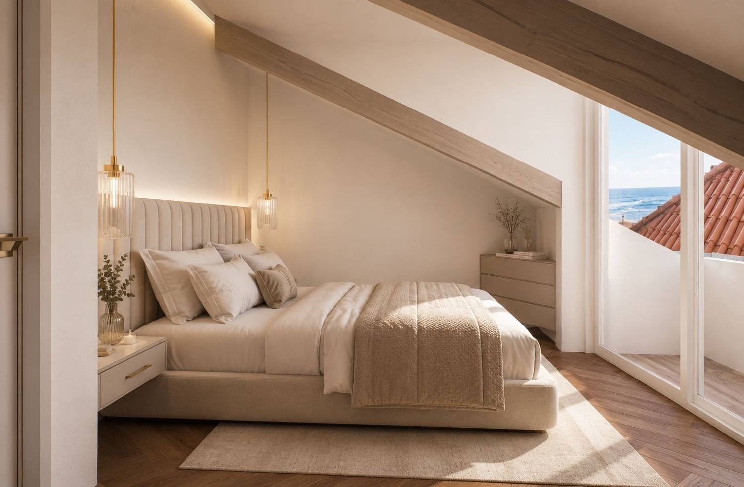 Attic bedroom